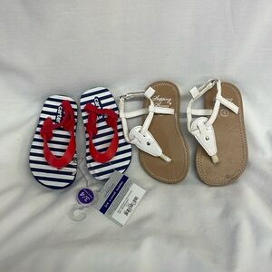 Infants Sandals lot of 2 size 3/4 - 4